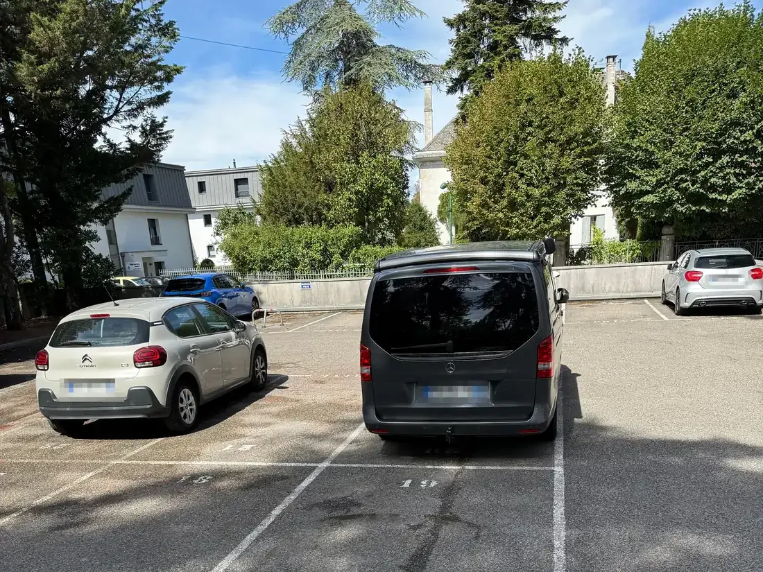 La place de parking réservée