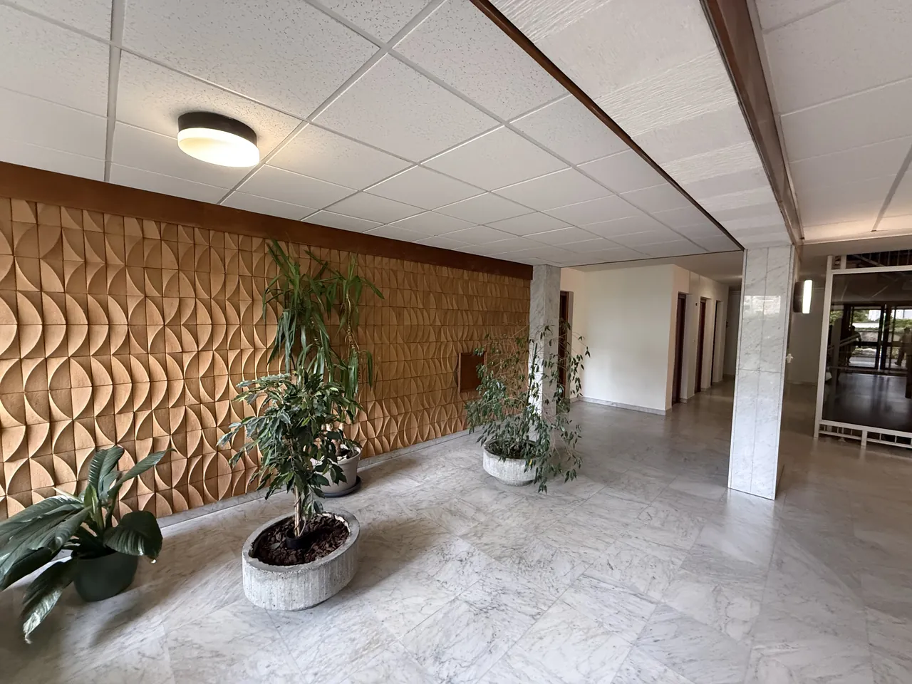Le hall de la résidence